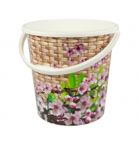 Ведро 10л Плетенка арт.М1751/М1752