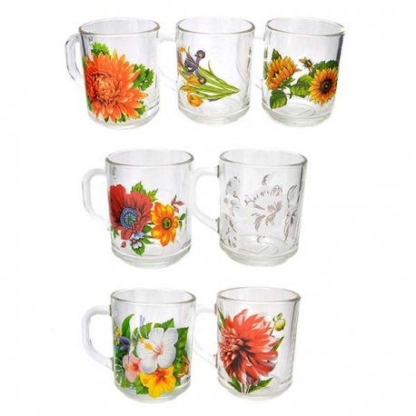 Кружка Green tea 200мл Цветы арт.07с1335