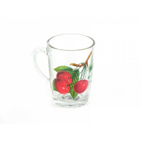 Кружка Капучино 300мл Вишенка арт.07с1334