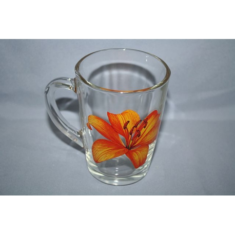 Кружка Капучино 300мл Лилия арт.07с1334