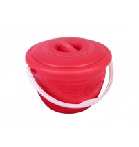 Ведро 5л "Люкс" с крышкой арт.Е5ПЛК