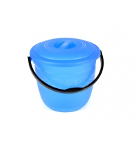 Ведро 7л. "Люкс" с крышкой арт.Е7ПЛК