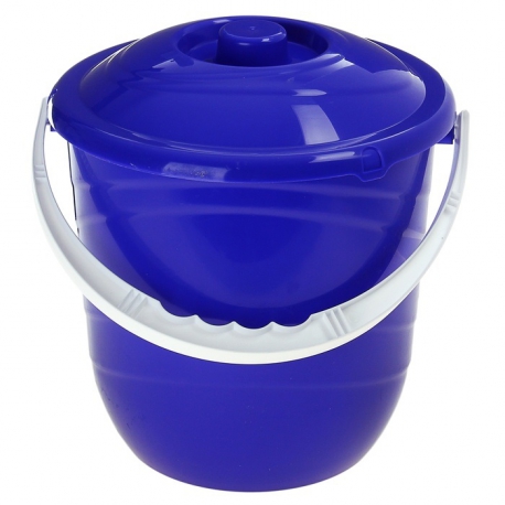 Ведро "Practic plus" 12 л лазурно-синий арт.ИК 15339000