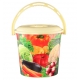 Ведро с крышкой 10л. Овощи арт.0210ск