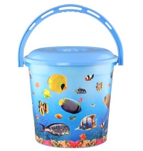 Ведро с крышкой 10л. Океан арт.0210/79