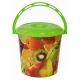 Ведро с крышкой 10л. Фрукты арт.0210ск