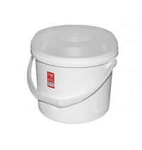 Ведро с крышкой 20л "Дарел" (цвета в ассортименте) арт.20120