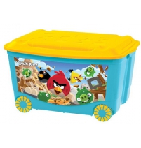 Ящик для игрушек на колесах Angry birds  арт. С13007