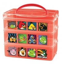 Коробка универсальная с ручкой Angry birds арт. С13010