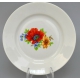 Тарелка мелкая диам. 200 мм Гладкий край Полевой мак эконом (2 сорт) , р.4 арт. 057012