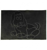 Коврик придверный 40х60 см "Собака" черный АКЦИЯ арт.20012