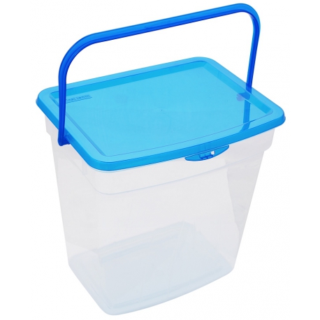 Ведро для порошка 10л прозрачный арт.PT9059