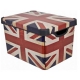 Коробка декоративная большая Deco's Stockholm British flag арт. 04711-D99-05 