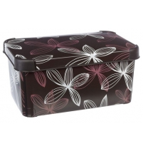 Коробка декоративная малая Deco's Stockholm black lily 295*195*135 арт. 04710-D66-00 