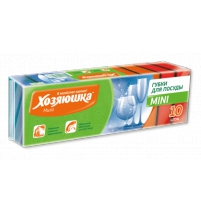 Губка для посуды "ХОЗЯЮШКА Мила" MINI 10 шт.70*45*22мм арт.01005