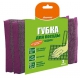 Губка для посуды "ХОЗЯЮШКА Мила" ЗАДИРА со стальной нитью, 2 шт.125*95*18мм арт.01019