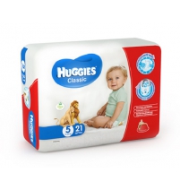 Подгузники Huggies Классик (5) эконом 11-25 кг, 21шт. Huggies Арт. 9401052