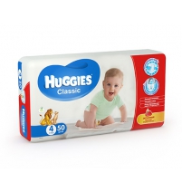 Подгузники Huggies Классик (4) джамбо 7-18 кг, 50шт. Huggies Арт. 9401043