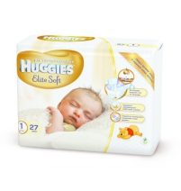 Подгузники Huggies Элит Софт (1) до 5кг, 27 шт. Huggies Арт. 9400811