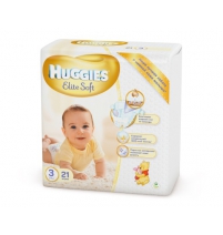 Подгузники Huggies Элит Софт (3) 5-9кг, 21 шт. Huggies Арт. 9400813