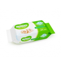 Детские влажные салфетки Huggies Ультра Комфорт c Алоэ (64шт.) Арт. 2398590