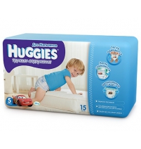 Трусики-подгузники Huggies 5 для мальчиков (13-17кг), 15 шт. Huggies Арт. 9401531