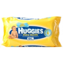 Детские влажные салфетки Huggies экстра Джентл (64шт.) Арт. 2398570