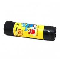 Мешки для мусора Особо прочные 120л 10шт 25 мкн ПВД арт.мт