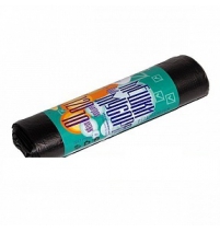 Мешок для мусора "КЛЕВЕР" 120л (10шт.) (рулон) 12 микр арт.К 12010чер