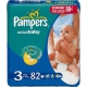 Подгузники Pampers Актив Бэби миди джамбо 4/9 кг (82шт/2кор) Pampers Арт. 36982