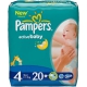 Подгузники Pampers Актив Бэби макси 7/14 кг. (6к/20шт) Pampers Арт. 37681