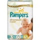 Подгузники Pampers Премиум эконом миди 4/9 кг  (60шт/2кор) Pampers Арт. 81129615