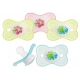  Пустышка силиконовая классическая Цветочная фея, без кольца, 0+, 1шт. Курносики Арт. 13044