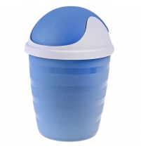 Мусорка круглая 1,5л цвета в ассортименте арт.ПЦ2544