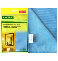 Салфетка из микрофибры "Для зеркал и стекол" 40*40см арт.P202