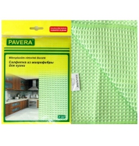 Салфетка из микрофибры "Для кухни Вафелька" 30*40см PAVERA арт.P207