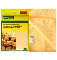 Салфетка из микрофибры "Универсальная" эконом 30*40см 195гр PAVERA арт.P210