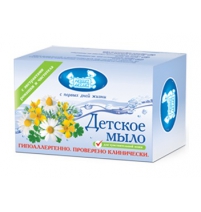  Детское мыло Ромашка с Чистотелом 90 гр. для чувств. кожи Наша мама 