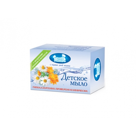  Детское мыло Ромашка с Календулой 100 гр. Наша мама 