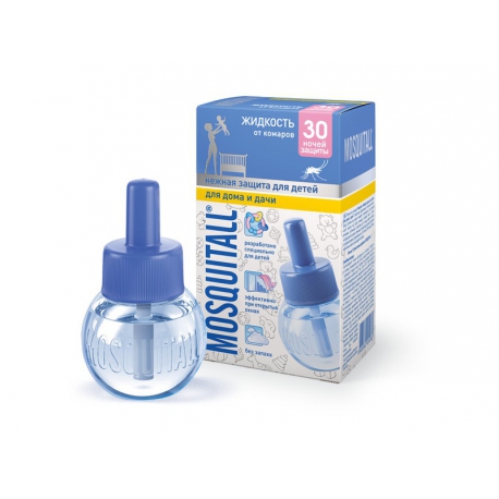  Жидкость от комаров Нежная защита 30 ночей MOSQUITALL Арт. 10170