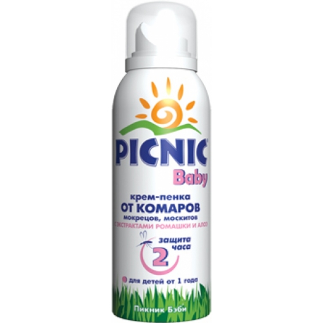  Крем-пенка от комаров, 160 мл Picnic Арт. 2854