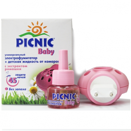  Фумигатор+жидкость от комаров 45 ночей Picnic Арт. 2311