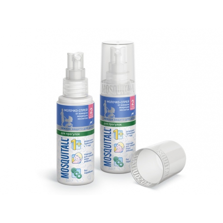  Молочко-спрей Нежная защита от комаров 50 мл MOSQUITALL Арт. 10210