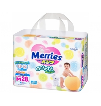 Трусики Merries медиум 6-10 кг, 28 шт. Merries Арт. 394618