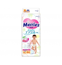 Подгузники Merries эконом экстра лардж 12/20 кг (44шт/4кор) Merries Арт. 367184