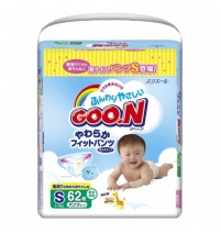 Подгузники-трусики 5-9кг (S), 62шт Goon Арт. 753136