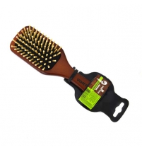 Расческа деревянная.массажная,23см 'прямоугольник'с дерев зубчиками VORTEX арт.51007