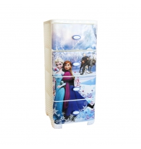 Комод пластиковый с 4 ящиками "Холодное сердце Disney" № 2, Арт. М2586