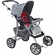 Коляска прогул. Lider Kids АП 4147TN, (EVA) серый+красн