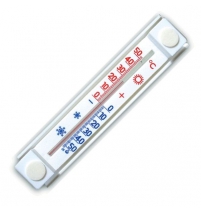 Термометр оконный Солнечный зонтик крепление Липучка арт. 300159